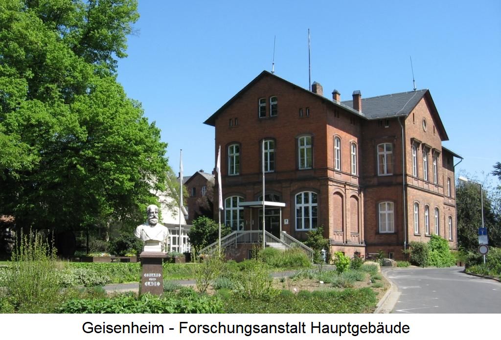 Weinbauausbildung - Geisenheim Forschungsanstalt Hauptgebäude